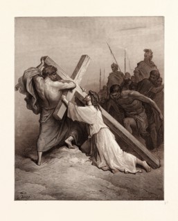JESUS FALLING BENEATH THE CROSS, BY GUSTAVE DORE