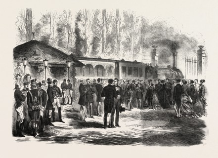 FRANCO-PRUSSIAN WAR: DEPARTURE OF THE EMPEROR OF THE FRENCH AND THE PRINCE IMPERIAL FROM THE