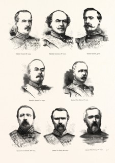 FRANCO-PRUSSIAN WAR: FRENCH COMMANDERS: GENERAL FROSSARD, 2nd CORPS; Marshal Canrobert, 6th CORPS,