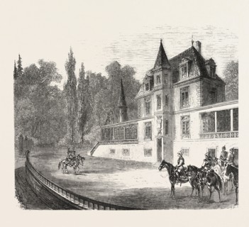 FRANCO-PRUSSIAN WAR: THE CHATEAU DE BELLEVUE NEAR SEDAN 1870