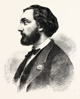 FRANCO-PRUSSIAN WAR: Leon Gambetta, 1838 - 1882, MINISTER OF THE INTERIOR AND WAR