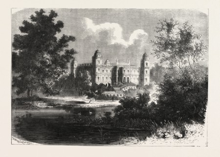 FRANCO-PRUSSIAN WAR: FERRIERES CASTLE NEAR PARIS, HAVING SERVED AS THE HEADQUARTERS OF THE KING OF