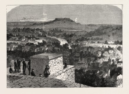 FRANCO-PRUSSIAN WAR: VIEW OF MONT-Valerian, BATTLE OF LOUVECIENNES: 2. Village of Rueil AND PARK