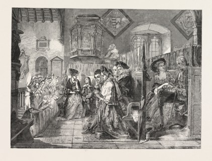 "INNOCENCE AND GUILT." PAINTED BY A. RANKLEY. EXHIBITION OF THE ROYAL ACADEMY