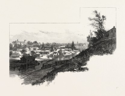 LINDSAY, CANADA, NINETEENTH CENTURY ENGRAVING