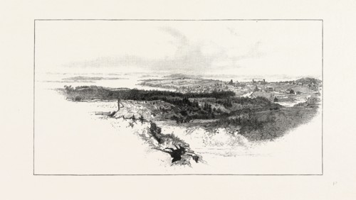 NOVA SCOTIA, CHESTER, CANADA, NINETEENTH CENTURY ENGRAVING