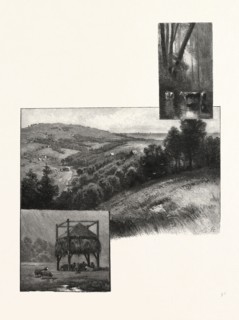 PRINCE EDWARD ISLAND, PASTORAL SCENES, CANADA, NINETEENTH CENTURY ENGRAVING
