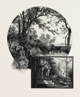 MONTREAL, A GLIMPSE FROM THE MOUNTAIN, CANADA, NINETEENTH CENTURY ENGRAVING