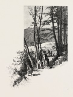 NIAGARA DISTRICT, THE WHIRLPOOL, FROM THE AMERICAN SIDE, CANADA, NINETEENTH CENTURY ENGRAVING