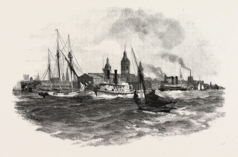 TORONTO AND VICINITY, CANADA, NINETEENTH CENTURY ENGRAVING