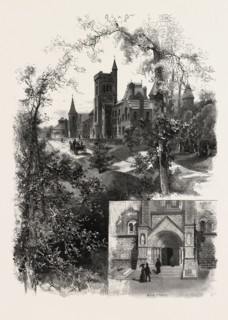 UNIVERSITY OF TORONTO, CANADA, NINETEENTH CENTURY ENGRAVING