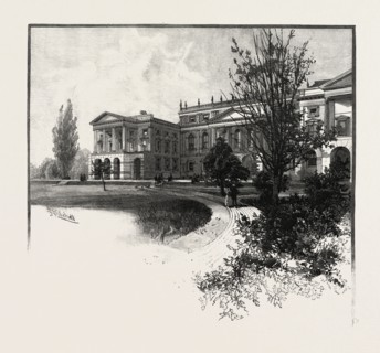 TORONTO, OSGOODE HALL, CANADA, NINETEENTH CENTURY ENGRAVING