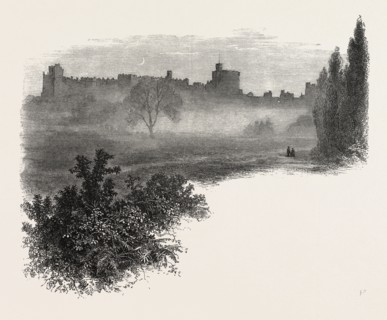 WINDSOR CASTLE, FROM THE HOME PARK, UK, britain, british, europe, united kingdom, great britain,