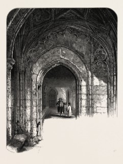WINDSOR CASTLE: THE CLOISTERS, UK, britain, british, europe, united kingdom, great britain,