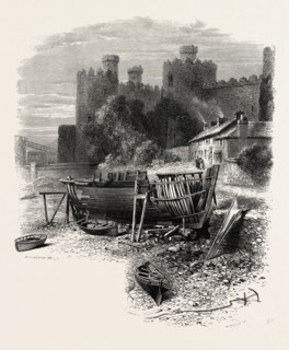 NORTH WALES: CONWAY CASTLE, UK, britain, british, europe, united kingdom, great britain, european