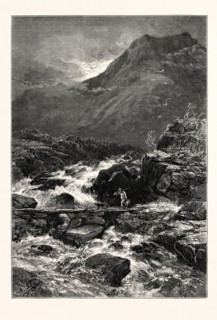 THE STREAM FROM LLYN IDWAL, UK, britain, british, europe, united kingdom, great britain, european