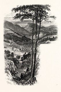 The Vale of Cromford and Matlock, from the Black Rocks, UK, britain, british, europe, united
