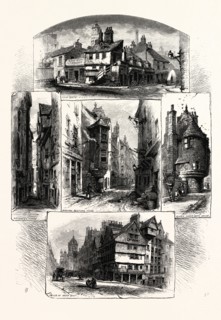 BITS IN OLD EDINBURGH: ADVOCATE'S CLOSE, CORNER OF WEST BOW, CARDINAL BEATON'S HOUSE, QUEEN MARY'S