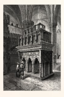EDWARD THE CONFESSOR'S SHRINE, WESTMINSTER ABBEY, LONDON, UK, britain, british, europe, united