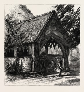 Porch of Stoke Poges, UK, britain, british, europe, united kingdom, great britain, european