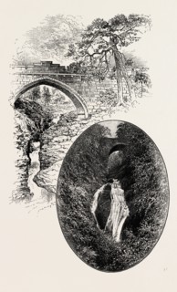 LINN OF DEE (LEFT); LINN OF CORRIEMULZIE (RIGHT), UK. The River Dee is a river in Aberdeenshire,
