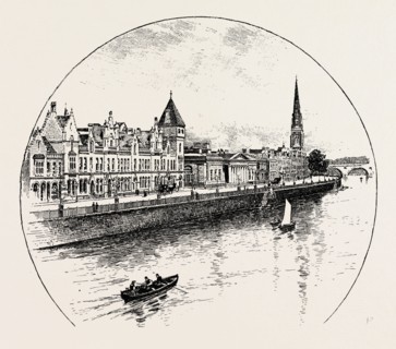 TAY STREET, PERTH, UK, Scotland