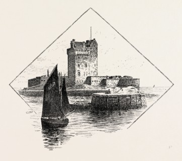 BROUGHTY FERRY CASTLE, UK. Broughty Castle is a historic castle in Broughty Ferry, Dundee, Scotland