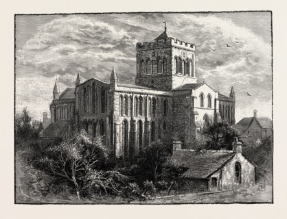 HEXHAM ABBEY, is a place of Christian worship dedicated to St Andrew and located in the town of
