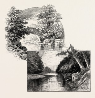 STANHOPE BRIDGE (LEFT), ROGERLEY, in the Wear Valley district of west County Durham, England.