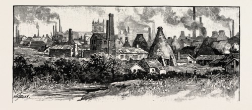 IN THE POTTERIES, UK. The Stoke-on-Trent area, known as the Staffordshire