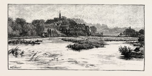 JUNCTION OF THE TRENT AND THE DOVE, UK