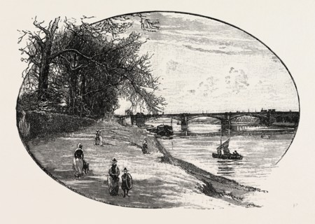 TRENT BRIDGE, NOTTINGHAM, UK. Trent Bridge was first used as a cricket ground in the 1830s. The