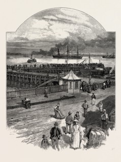 HARWICH: THE QUAY, UK. A town in Essex, England and one of the Haven ports, located on the coast