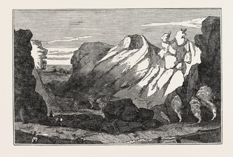 THE CRATER ON THE PEAK OF TENERIFFE