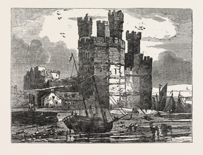 CAERNARVON CASTLE, NORTH WALES. UK, britain, british, europe, united kingdom, great britain,