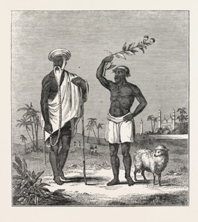 THE SHEEP-EATER OF HINDOSTAN: THE SHEEP-EATER AND HIS GURW, INDIA. Or Indostan, literally "land of