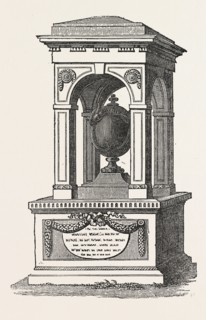 MONUMENT TO THE MEMORY OF SIR HANS SLOANE, THE FOUNDER OF THE BRITISH MUSEUM, IN CHELSEA CHURCH