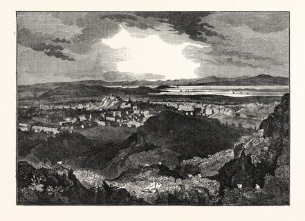 VIEW OF EDINBURGH FROM ARTHUR'S SEAT, UK, britain, british, europe, united kingdom, great britain,