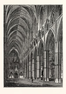 NAVE OF WESTMINSTER ABBEY, LONDON, UK, britain, british, europe, united kingdom, great britain,