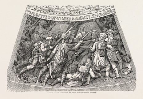 SECOND COMPARTMENT OF THE WELLINGTON SHIELD. The Wellington shield 1820, Thomas Stothard, 1755 -