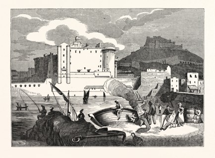 THE CASTLE OF ST. ELMO, IN NAPLES ITALY