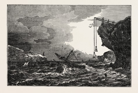 Communication with a Ship in distress by means of the Cliff Waggon.