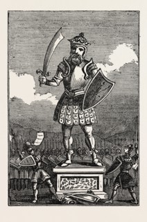 Woden or Wodan, name of a god of Germanic paganism.