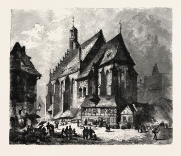 CHURCH OF ST. LAWRENCE, NUREMBERG, GERMANY. A city in the German state of Bavaria