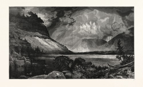 MOORE'S LAKE, UTAH.  Thomas Moran (February 12, 1837 â€ì August 25, 1926) from Bolton, England was