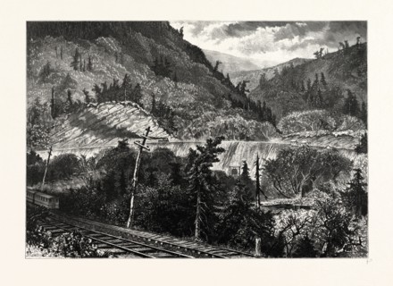KITTANNING POINT, "HORSE-SHOE BEND". JOHN A. HOWS. USA
