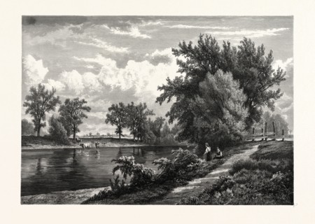 ESOPUS CREEK, NEAR KINGSTON, NEW YORK, USA. KRUSEMAN VAN ELTEN. Kingston is a city in and the