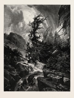A STORM IN UTAH, USA. Thomas Moran (February 12, 1837 â€ì August 25, 1926) from Bolton, England was