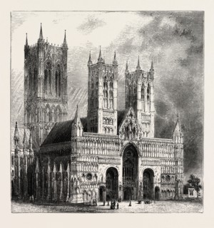 LINCOLN CATHEDRAL, UK. Lincoln Cathedral (in full The Cathedral Church of the Blessed Virgin Mary