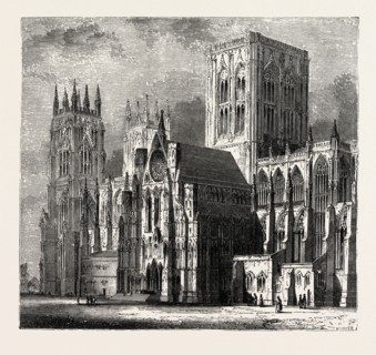YORK MINSTER, UK. A cathedral in York, England and is one of the largest of its kind in Northern